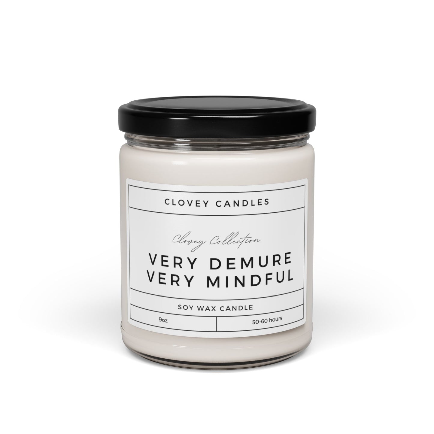 Very Demure Very Mindful Scented Soy Candle, 9oz