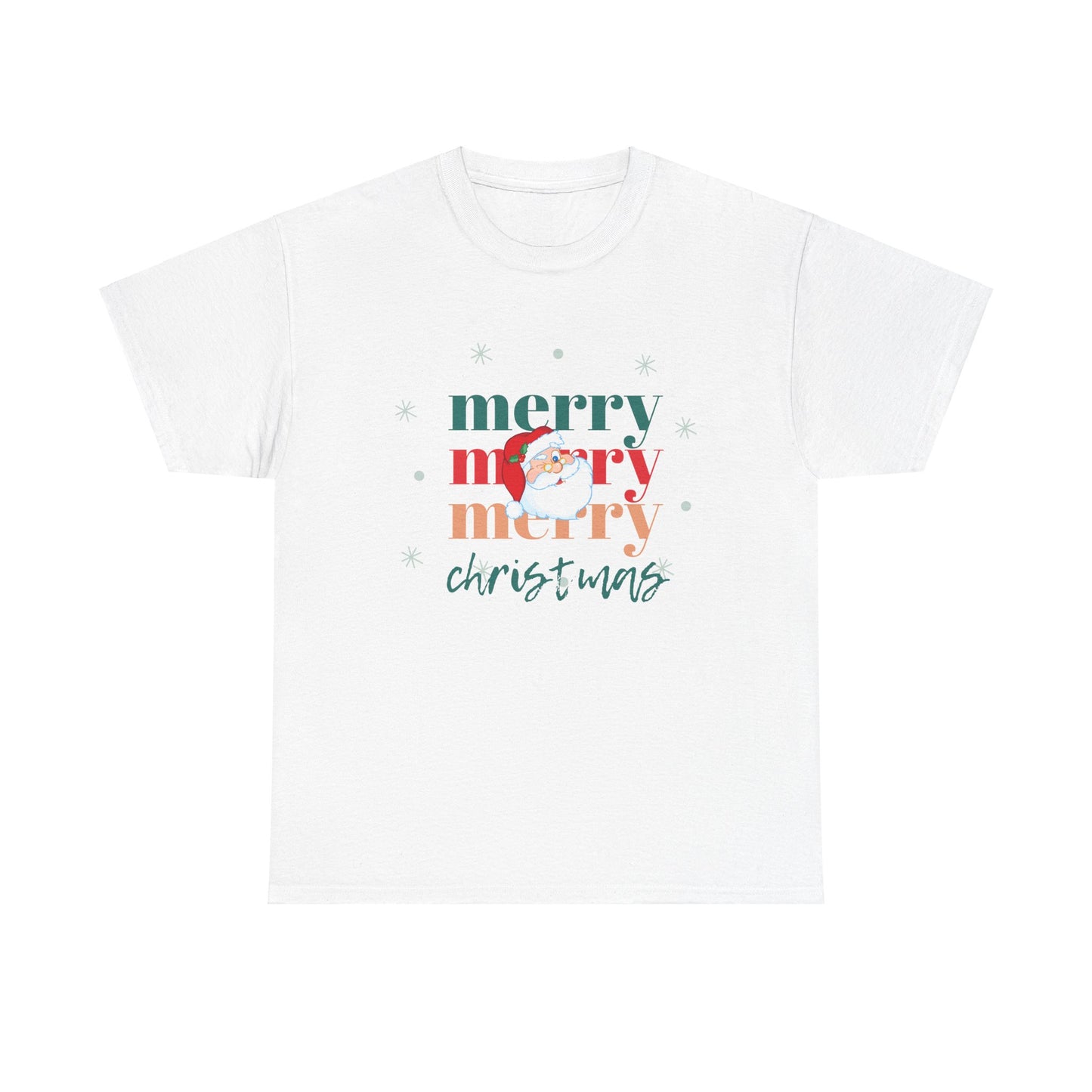 Merry Merry Merry Santa Tee