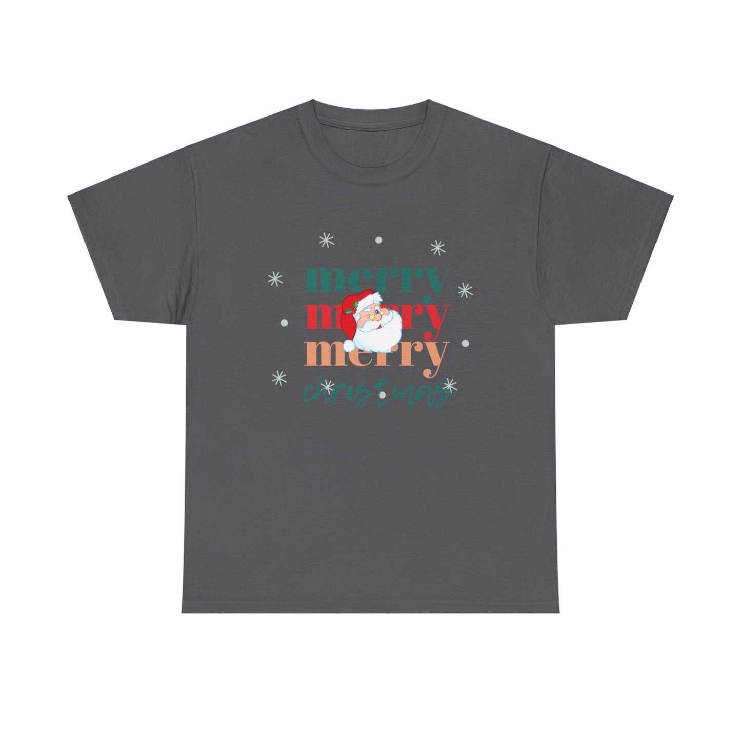 Merry Merry Merry Santa Tee