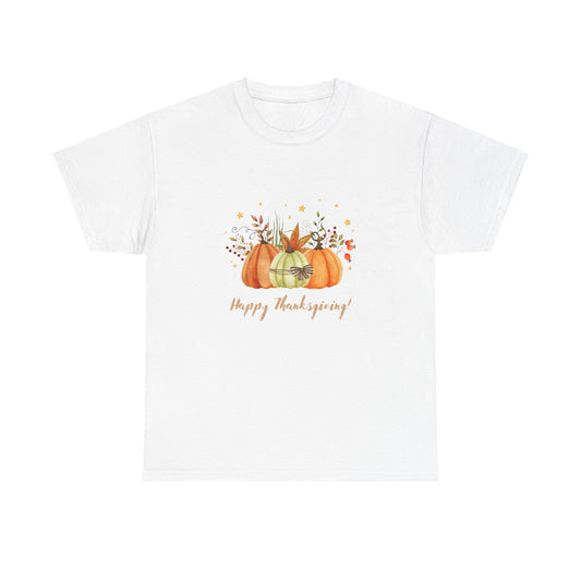 Happy Thanksgiving Pumpkins Tee