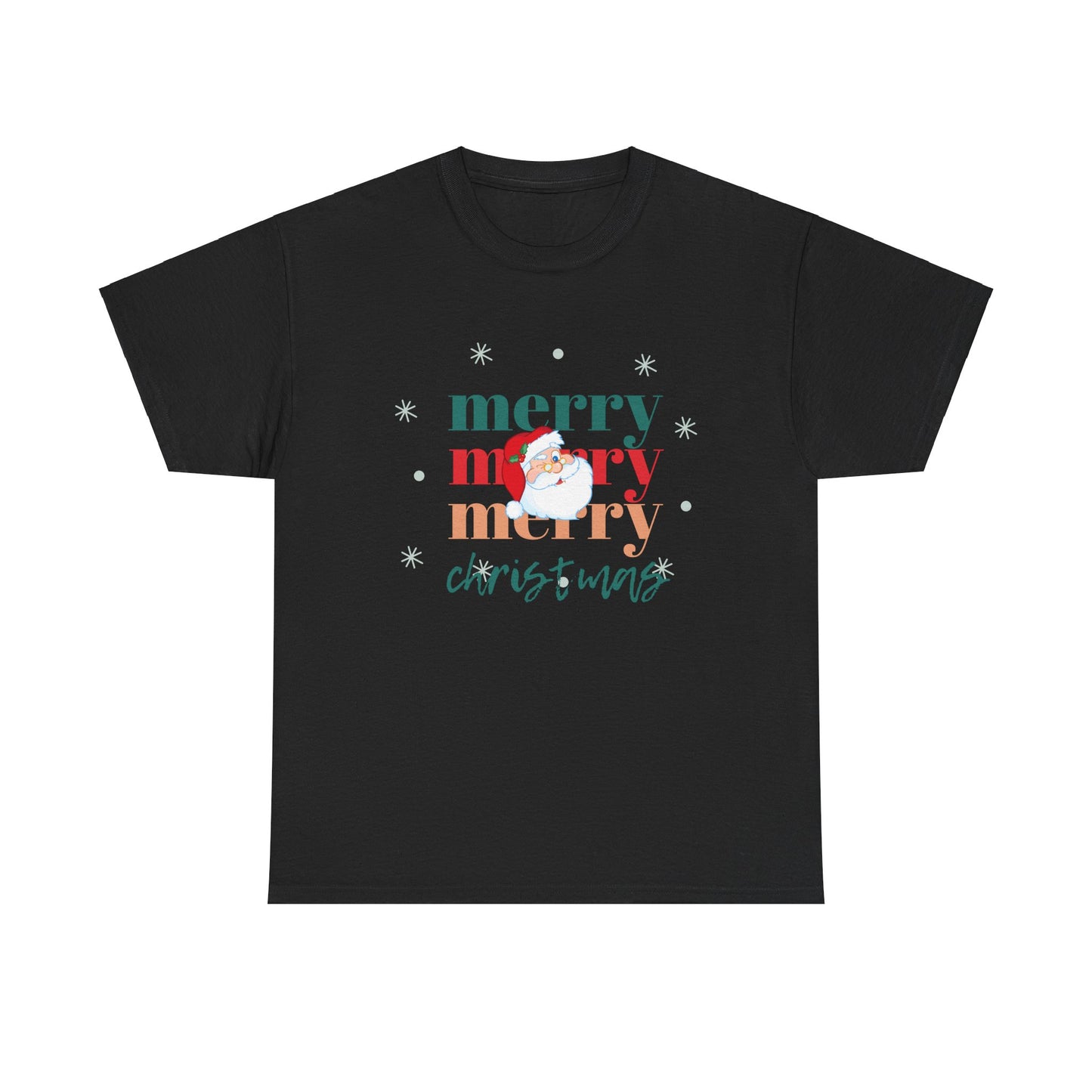 Merry Merry Merry Santa Tee