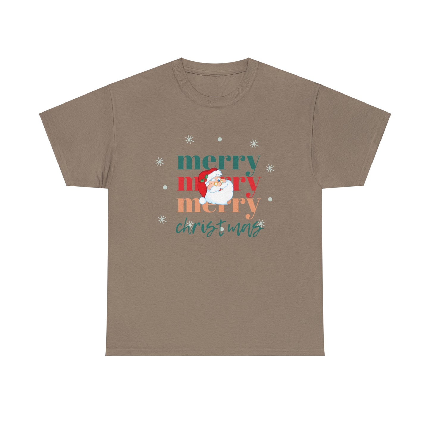 Merry Merry Merry Santa Tee