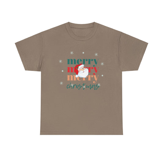 Merry Merry Merry Santa Tee